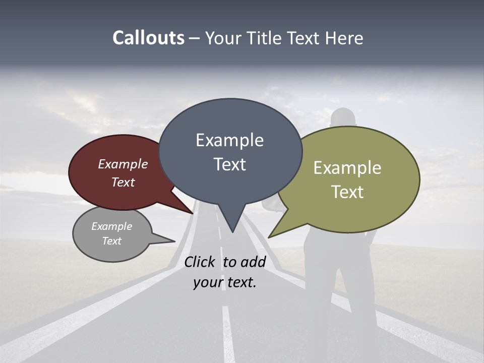 Direction Career Arrow PowerPoint Template