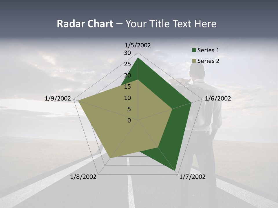 Direction Career Arrow PowerPoint Template