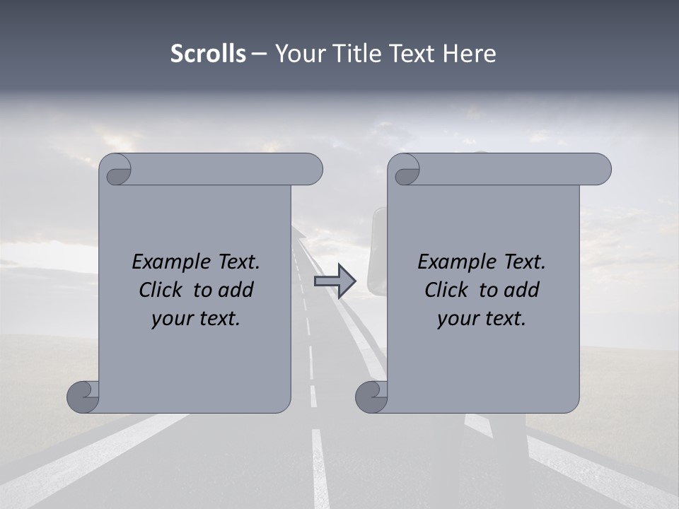 Direction Career Arrow PowerPoint Template