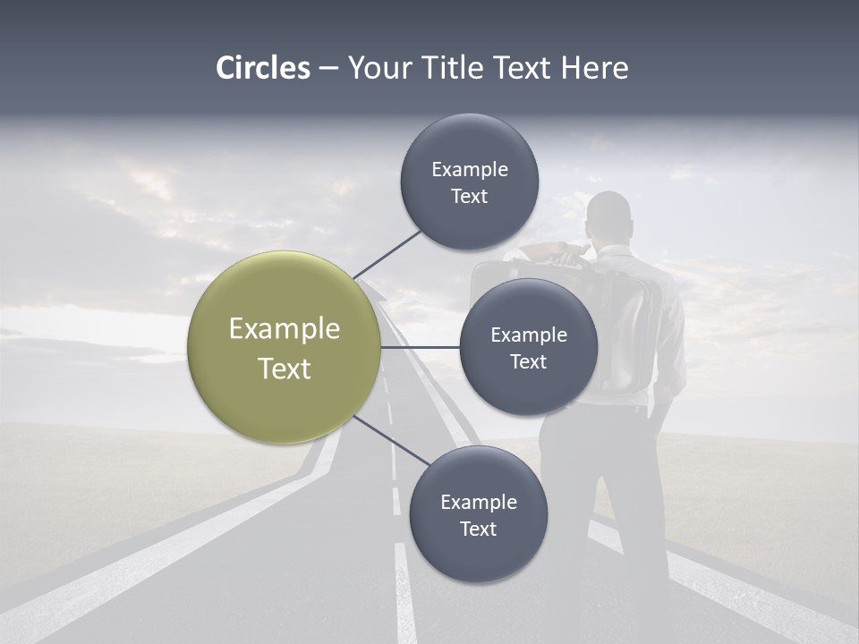 Direction Career Arrow PowerPoint Template