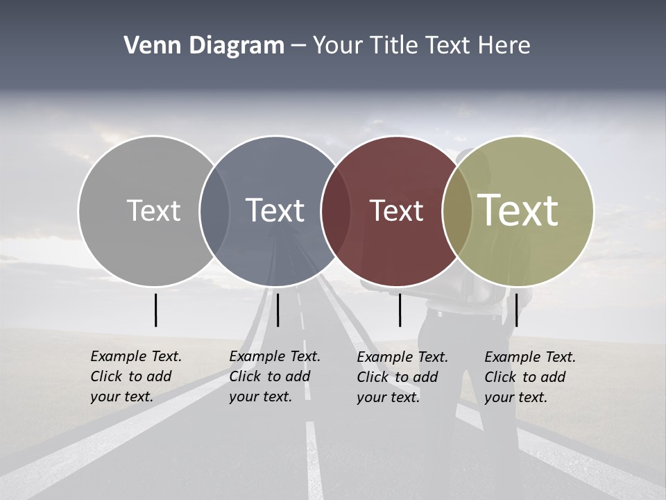 Direction Career Arrow PowerPoint Template