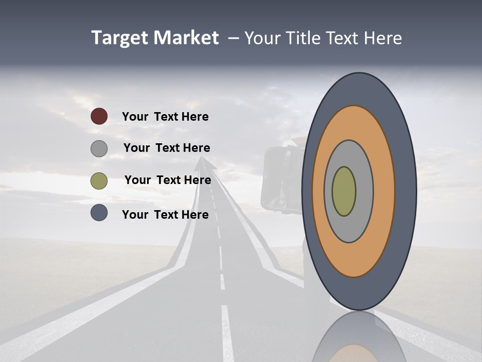 Direction Career Arrow PowerPoint Template