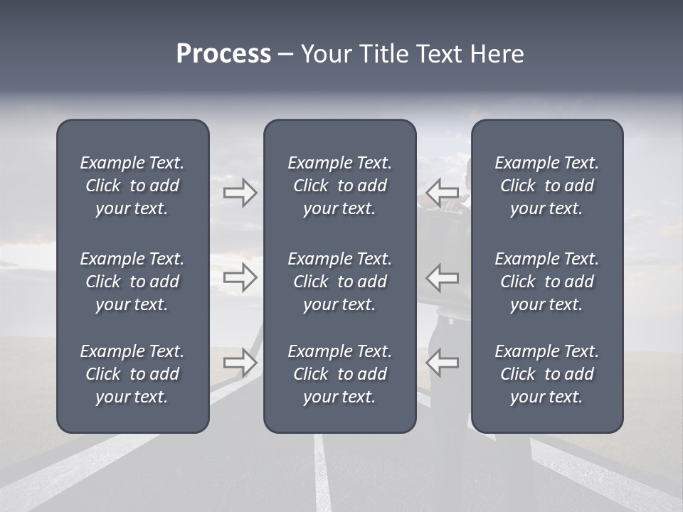 Direction Career Arrow PowerPoint Template