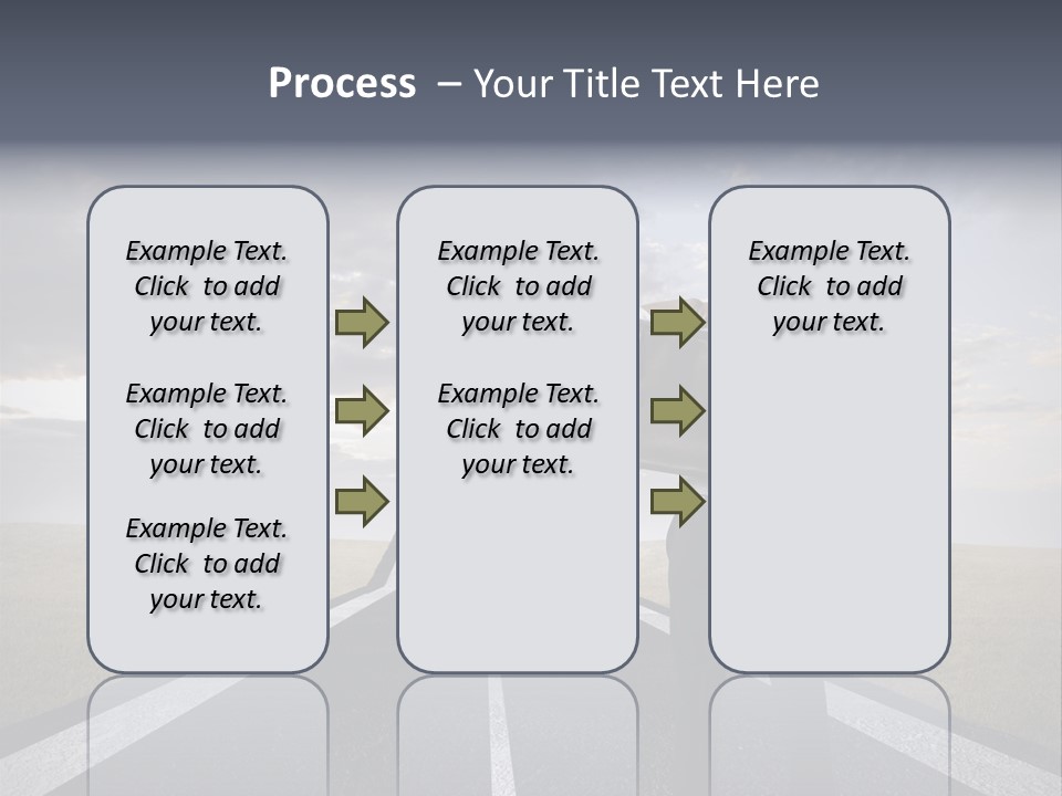 Direction Career Arrow PowerPoint Template