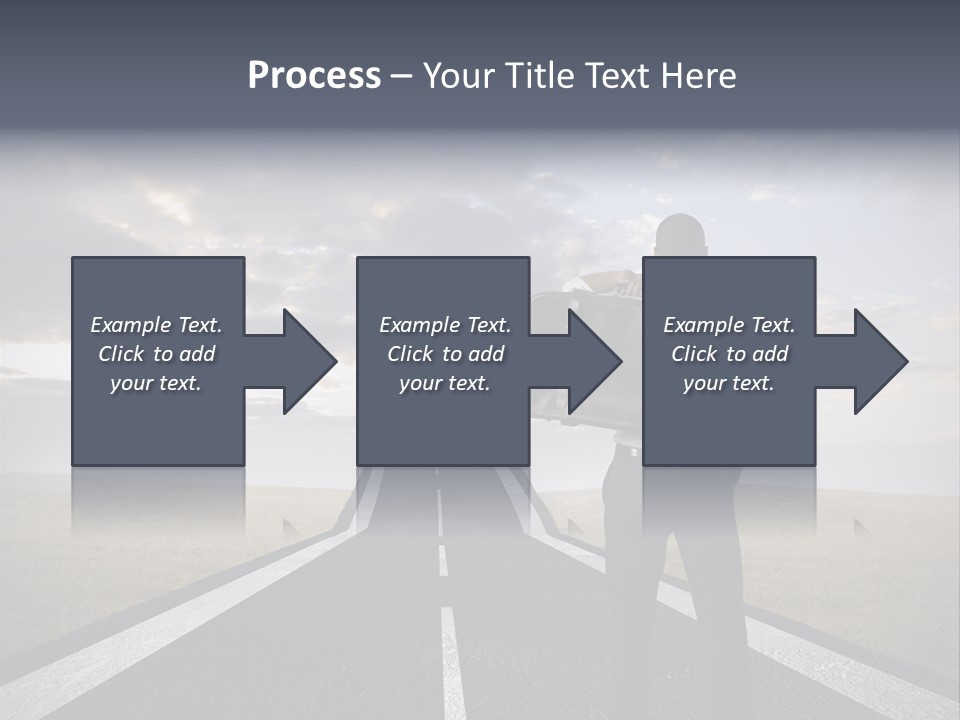 Direction Career Arrow PowerPoint Template