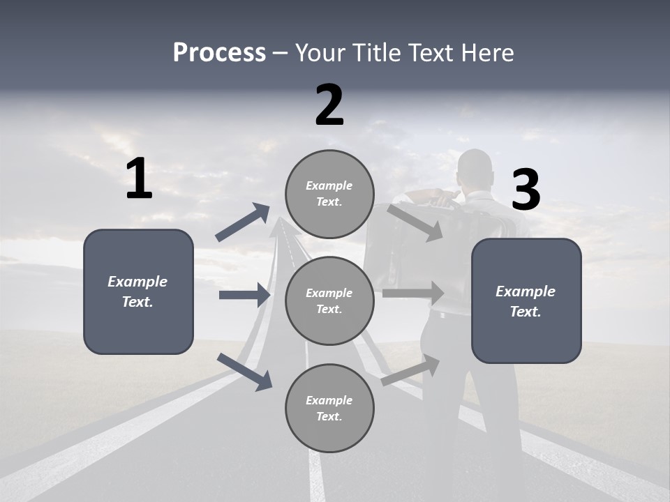 Direction Career Arrow PowerPoint Template