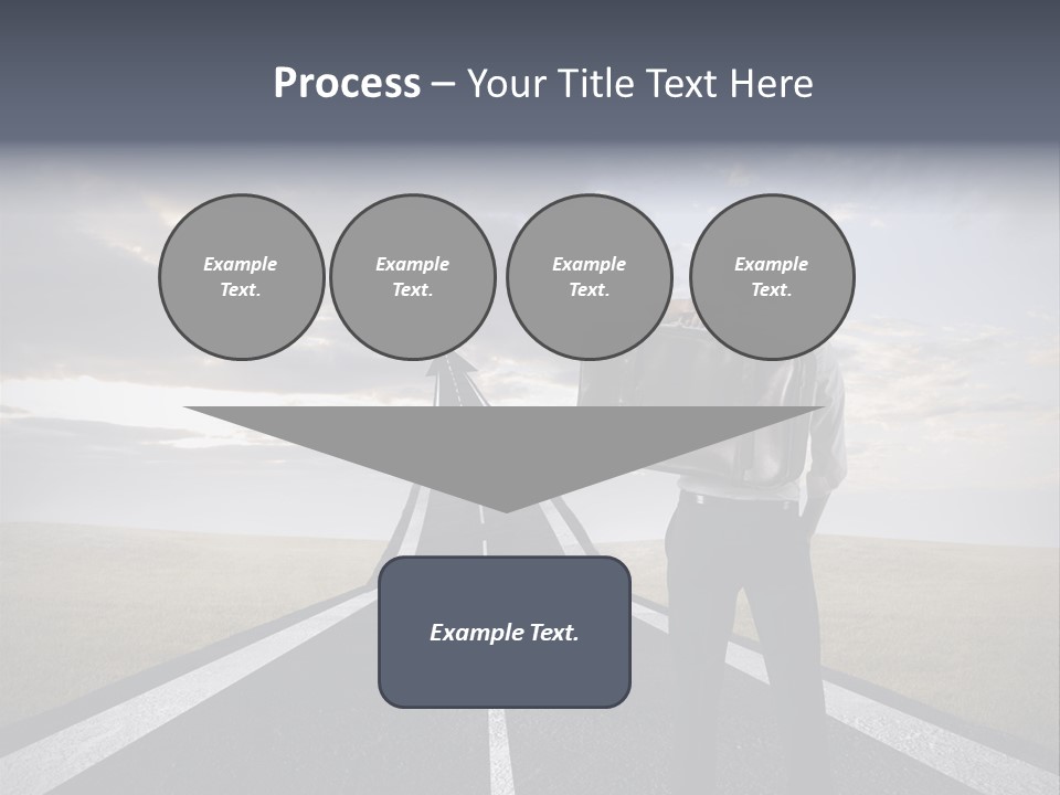 Direction Career Arrow PowerPoint Template