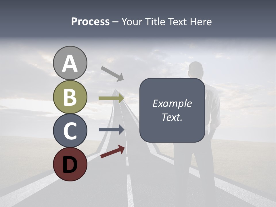 Direction Career Arrow PowerPoint Template