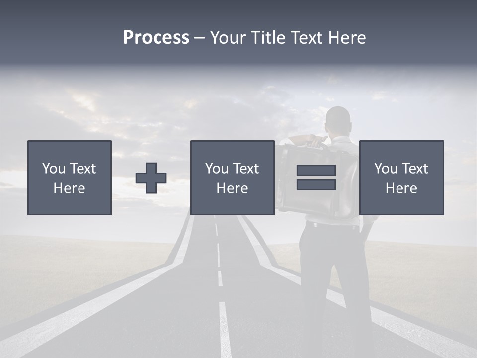 Direction Career Arrow PowerPoint Template