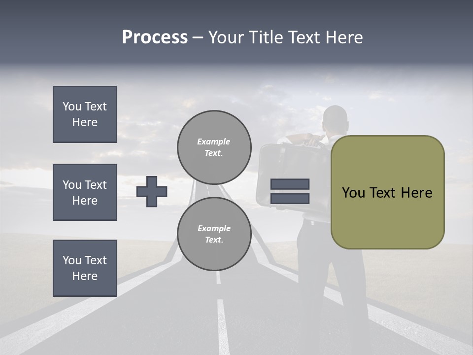 Direction Career Arrow PowerPoint Template