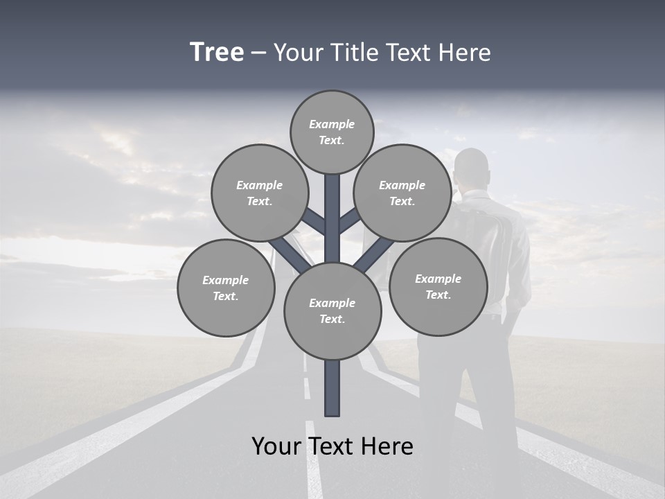 Direction Career Arrow PowerPoint Template