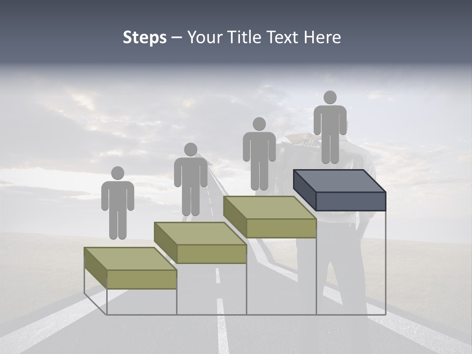 Direction Career Arrow PowerPoint Template