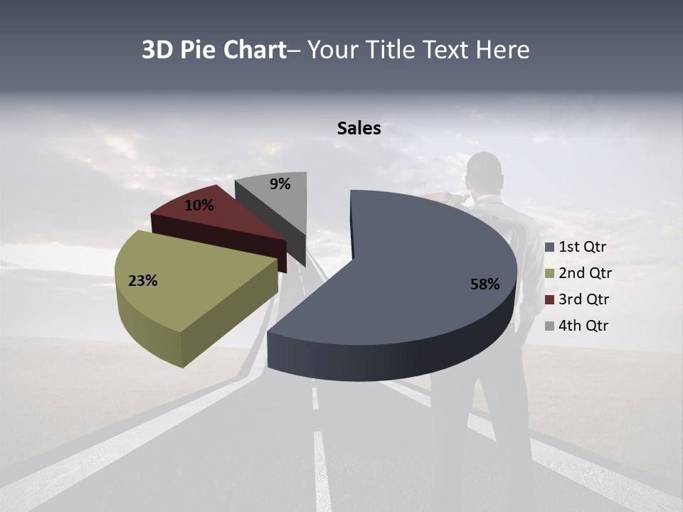 Direction Career Arrow PowerPoint Template