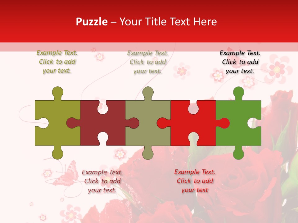 Natur Frau Geschenke PowerPoint Template