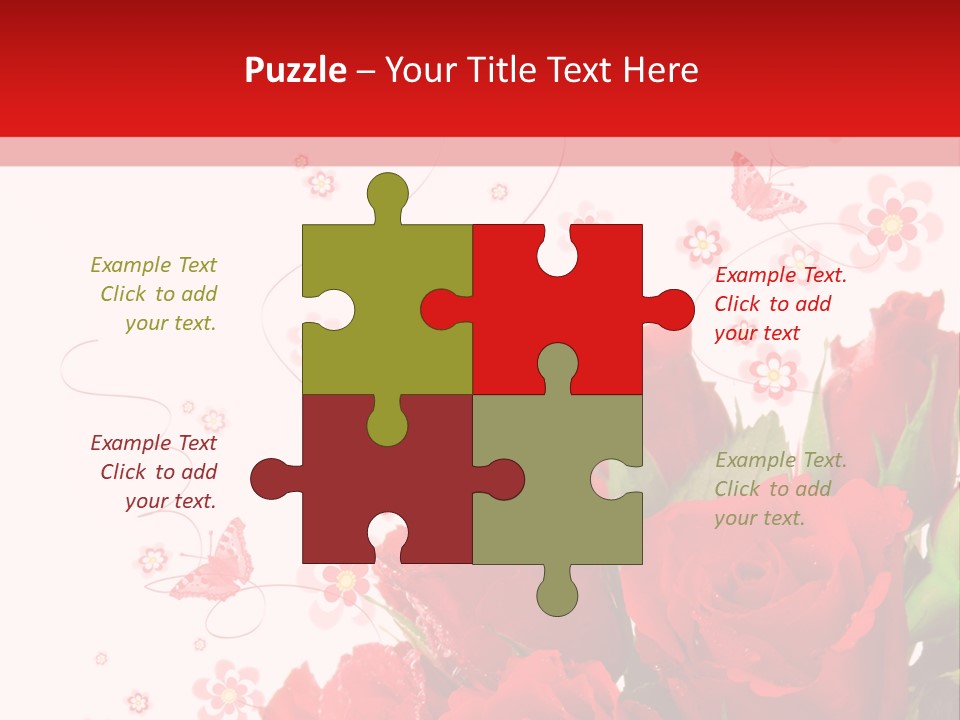 Natur Frau Geschenke PowerPoint Template