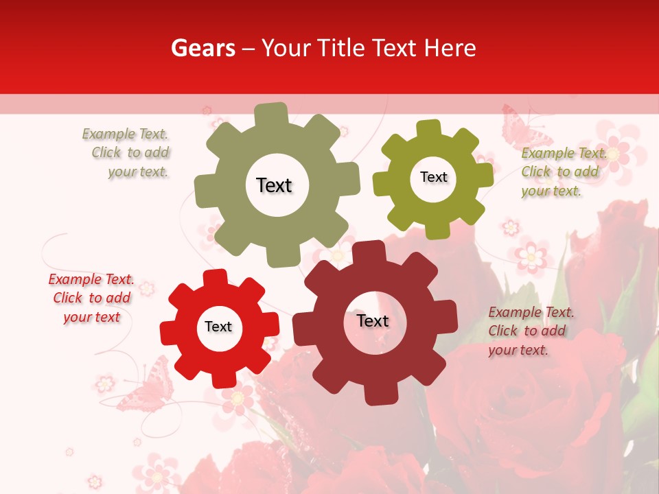 Natur Frau Geschenke PowerPoint Template