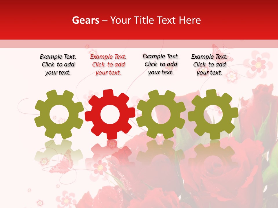 Natur Frau Geschenke PowerPoint Template