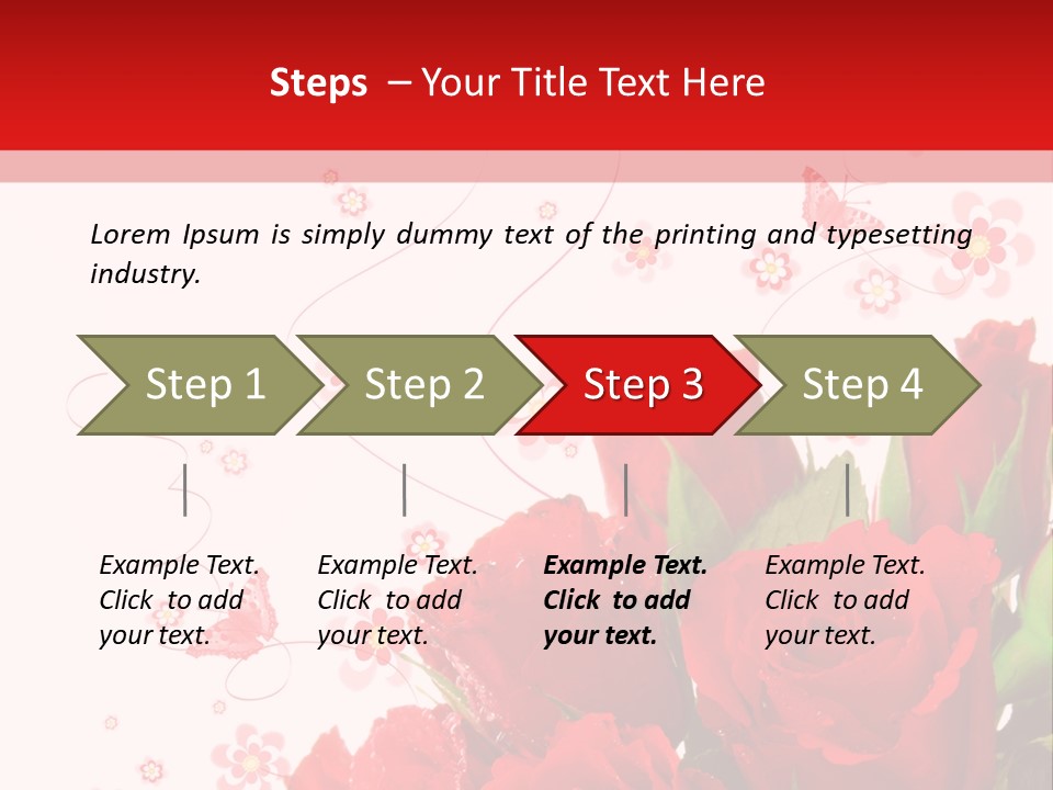 Natur Frau Geschenke PowerPoint Template