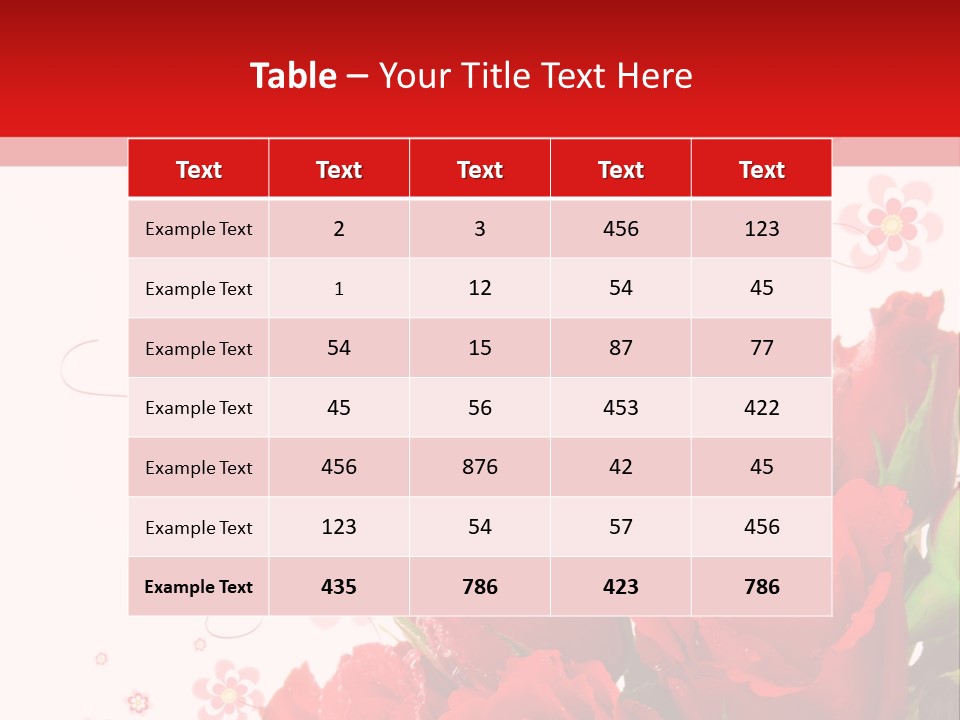 Natur Frau Geschenke PowerPoint Template