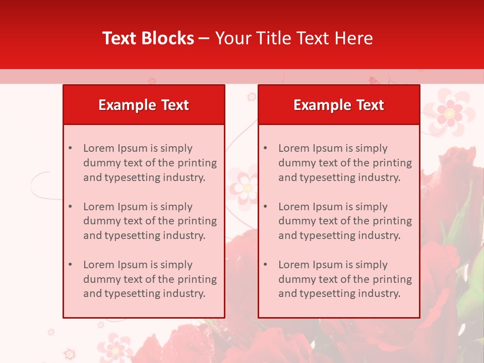 Natur Frau Geschenke PowerPoint Template