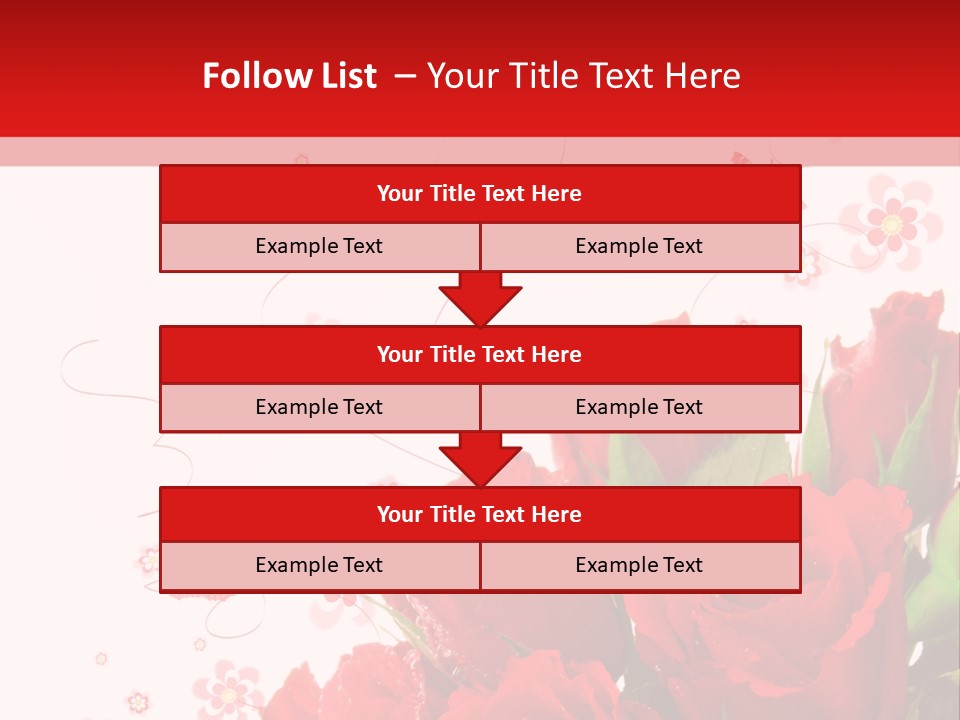 Natur Frau Geschenke PowerPoint Template