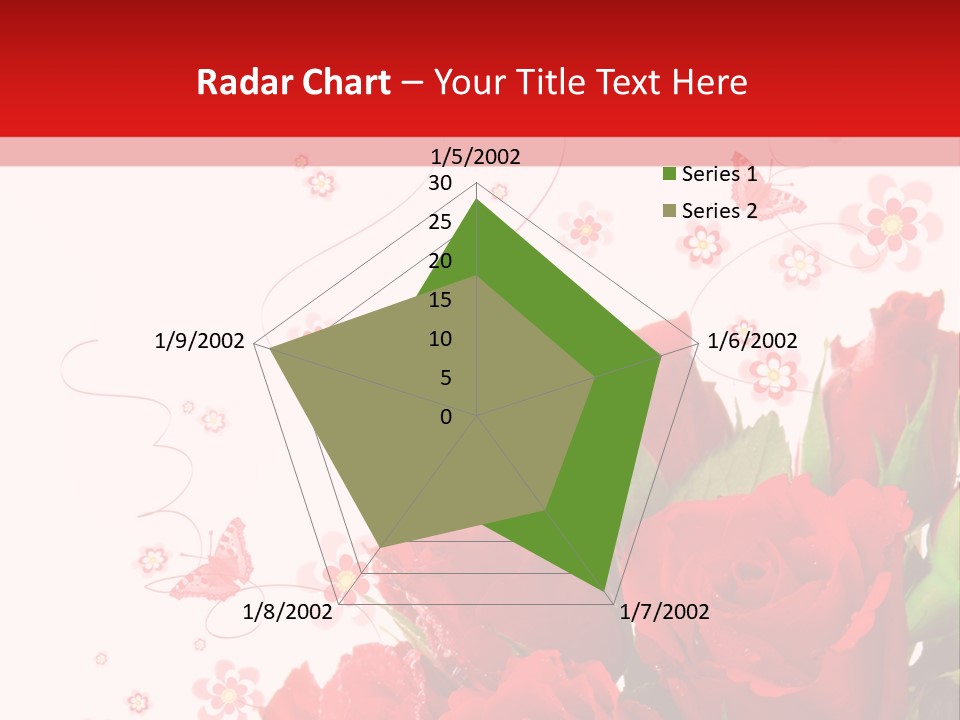 Natur Frau Geschenke PowerPoint Template