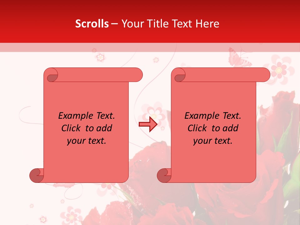 Natur Frau Geschenke PowerPoint Template