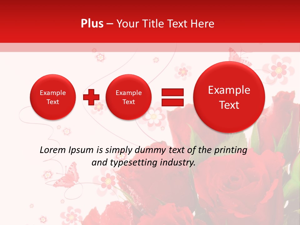 Natur Frau Geschenke PowerPoint Template