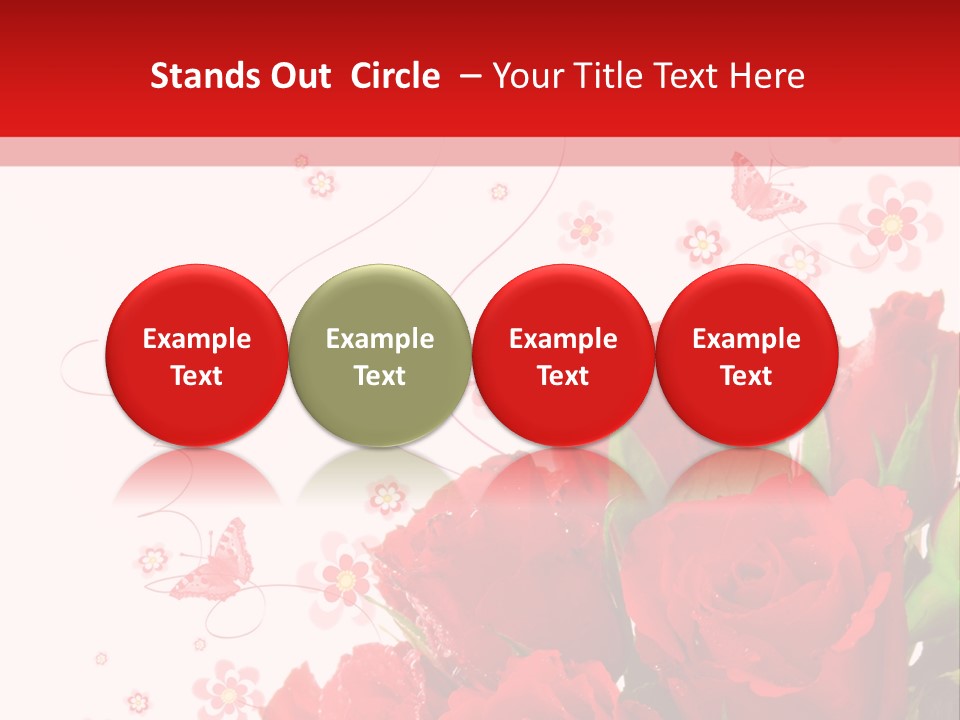 Natur Frau Geschenke PowerPoint Template