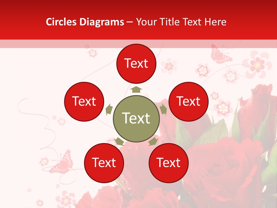 Natur Frau Geschenke PowerPoint Template