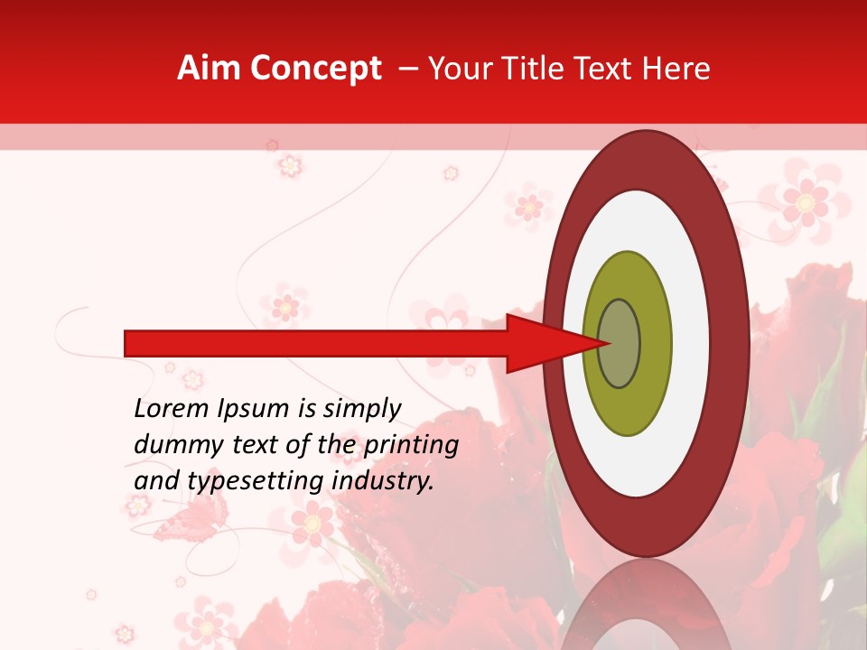 Natur Frau Geschenke PowerPoint Template