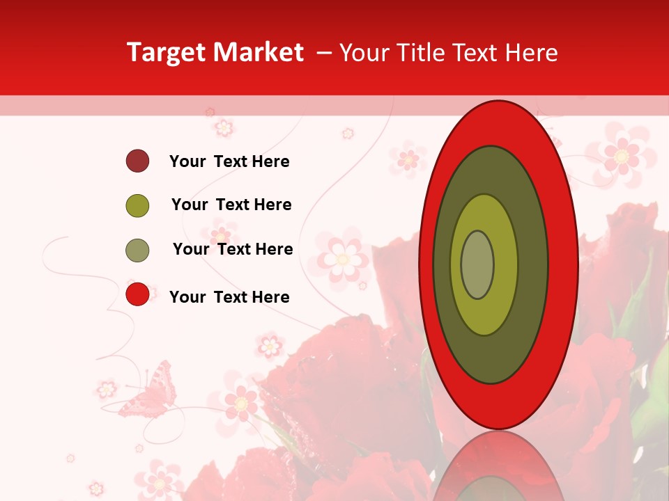 Natur Frau Geschenke PowerPoint Template