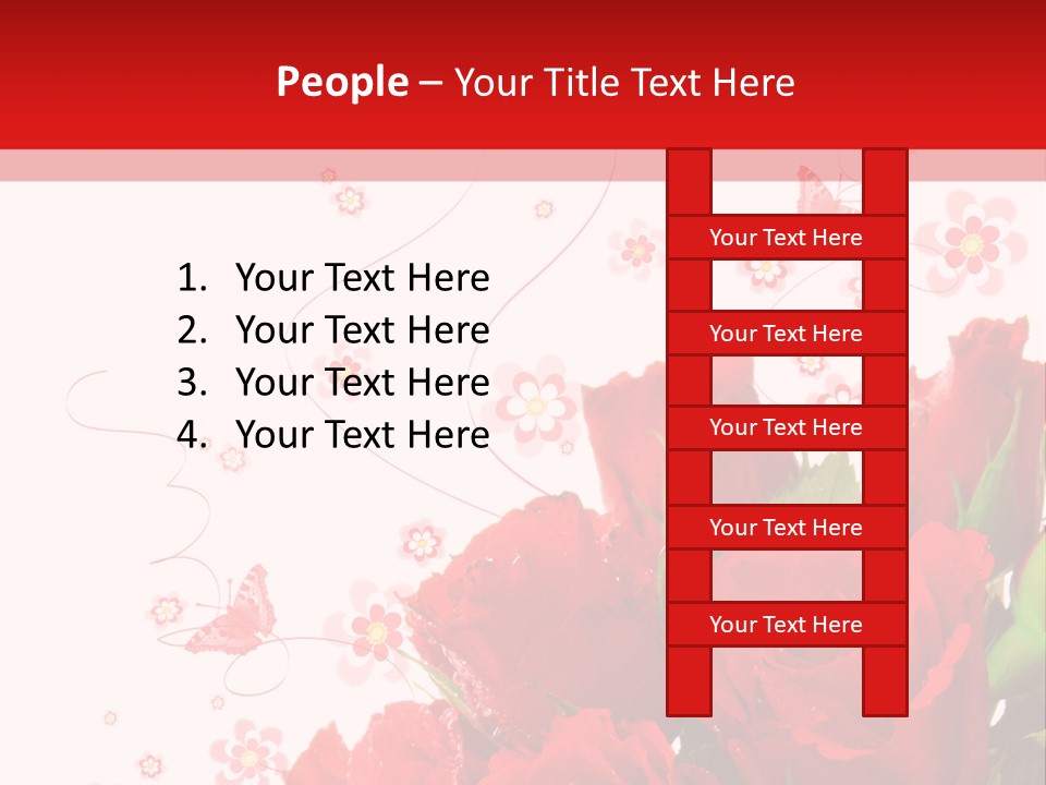 Natur Frau Geschenke PowerPoint Template