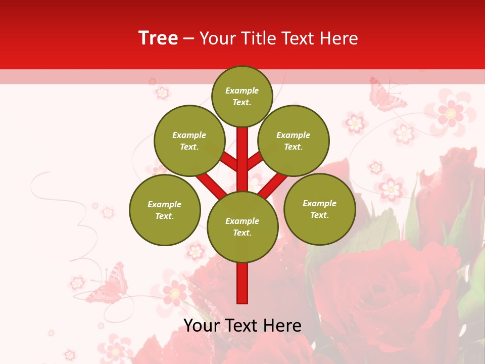 Natur Frau Geschenke PowerPoint Template