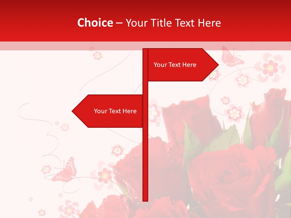 Natur Frau Geschenke PowerPoint Template