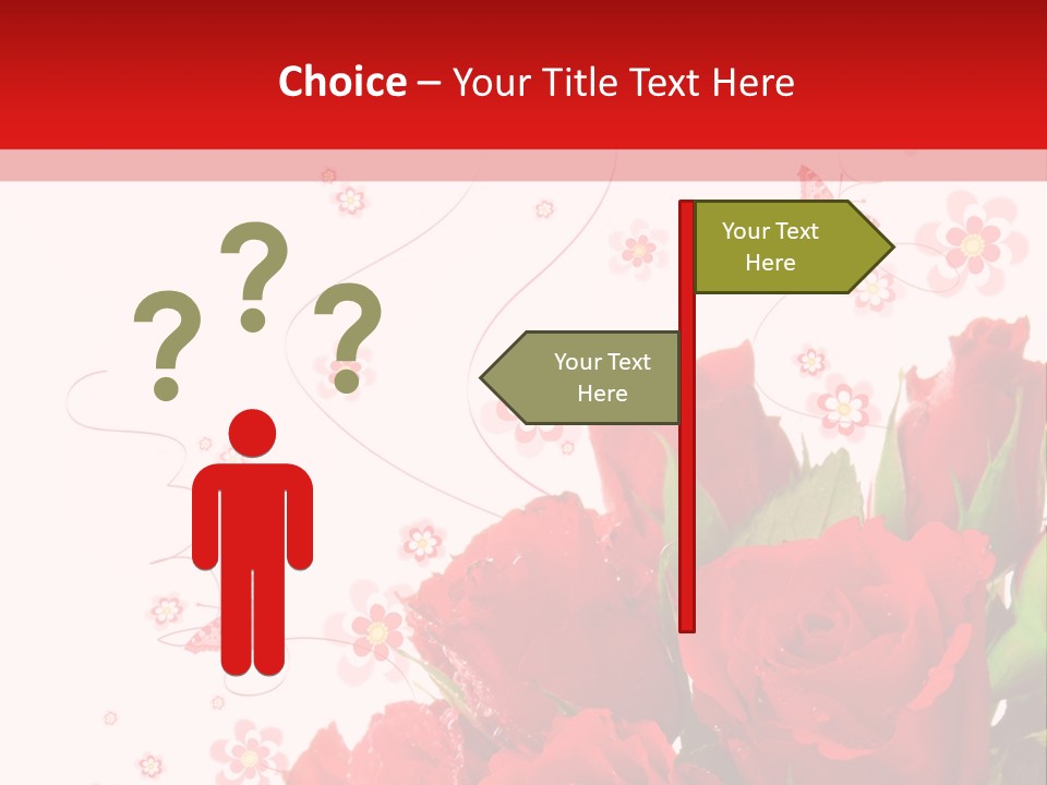 Natur Frau Geschenke PowerPoint Template