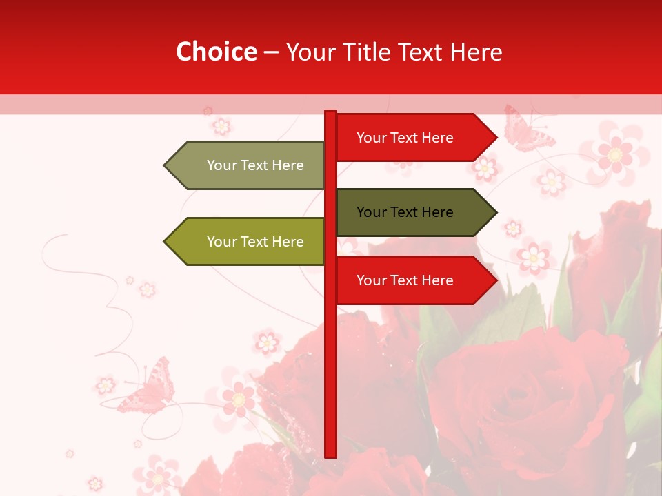 Natur Frau Geschenke PowerPoint Template