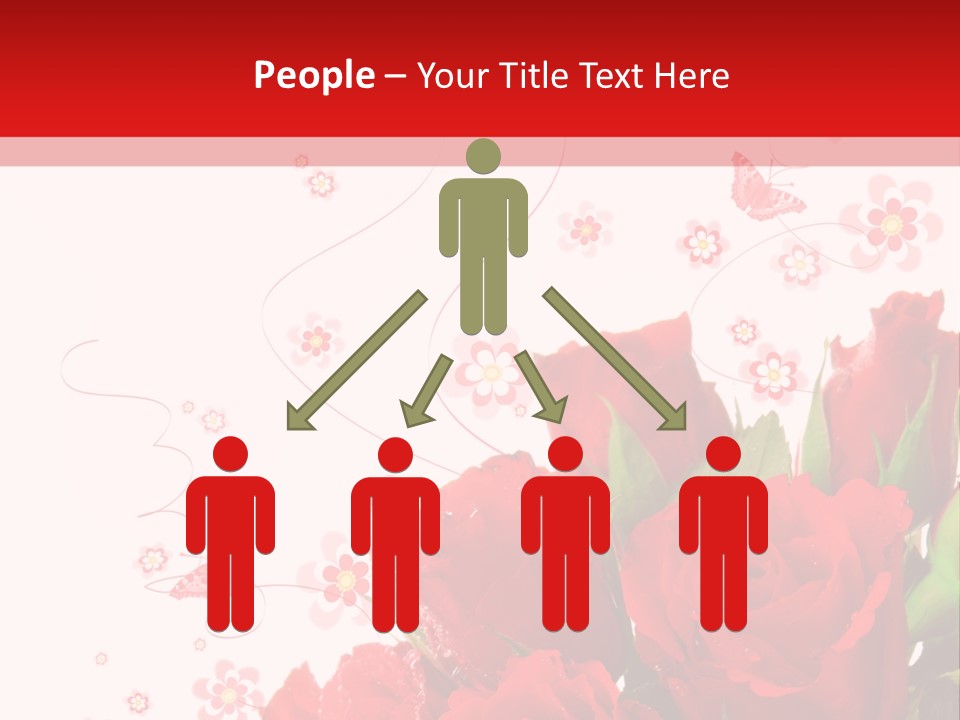 Natur Frau Geschenke PowerPoint Template