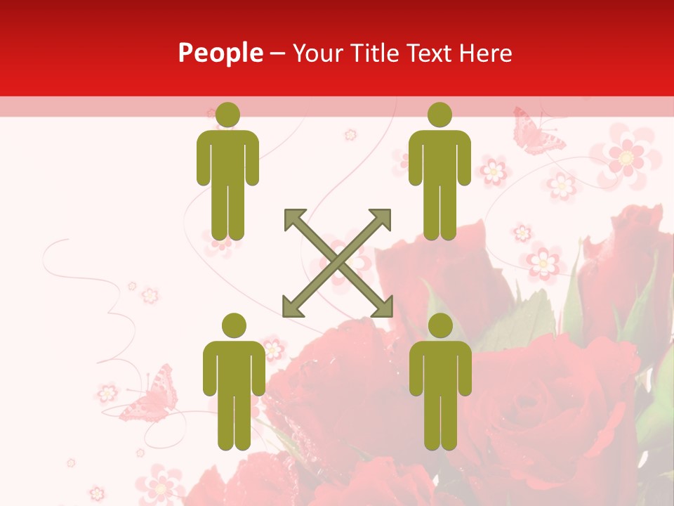 Natur Frau Geschenke PowerPoint Template