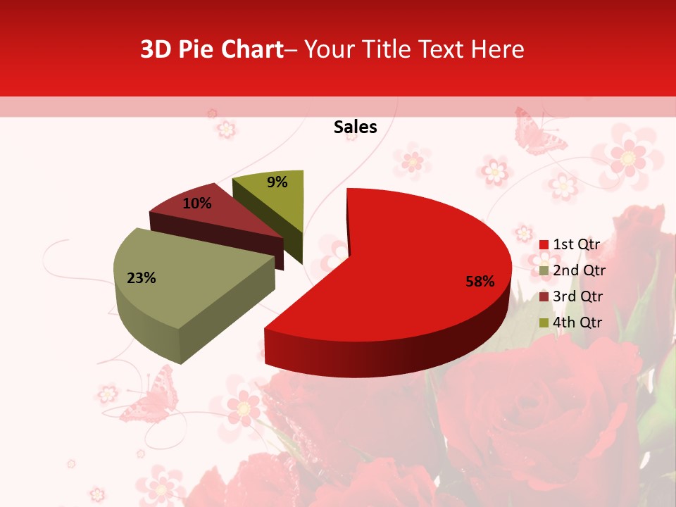 Natur Frau Geschenke PowerPoint Template