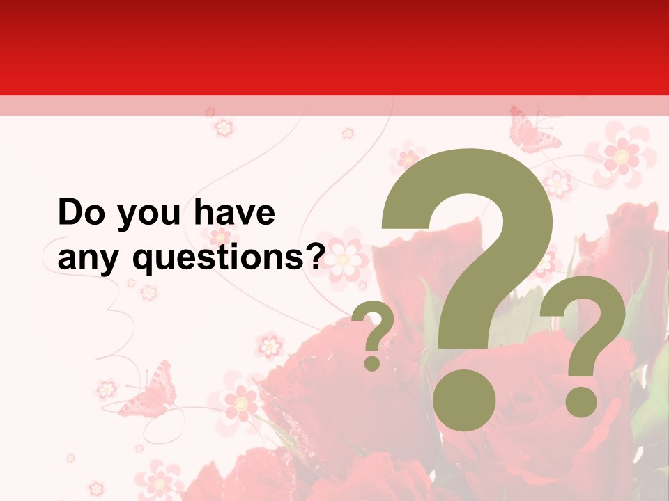 Natur Frau Geschenke PowerPoint Template