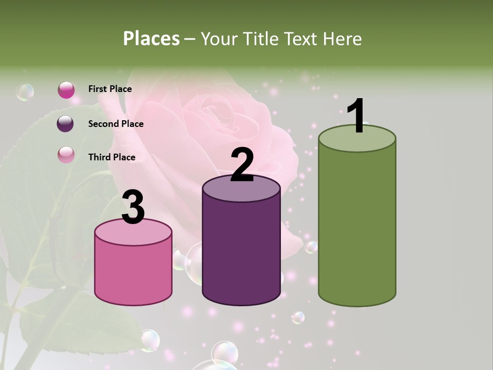 Clear Floral Abstract PowerPoint Template