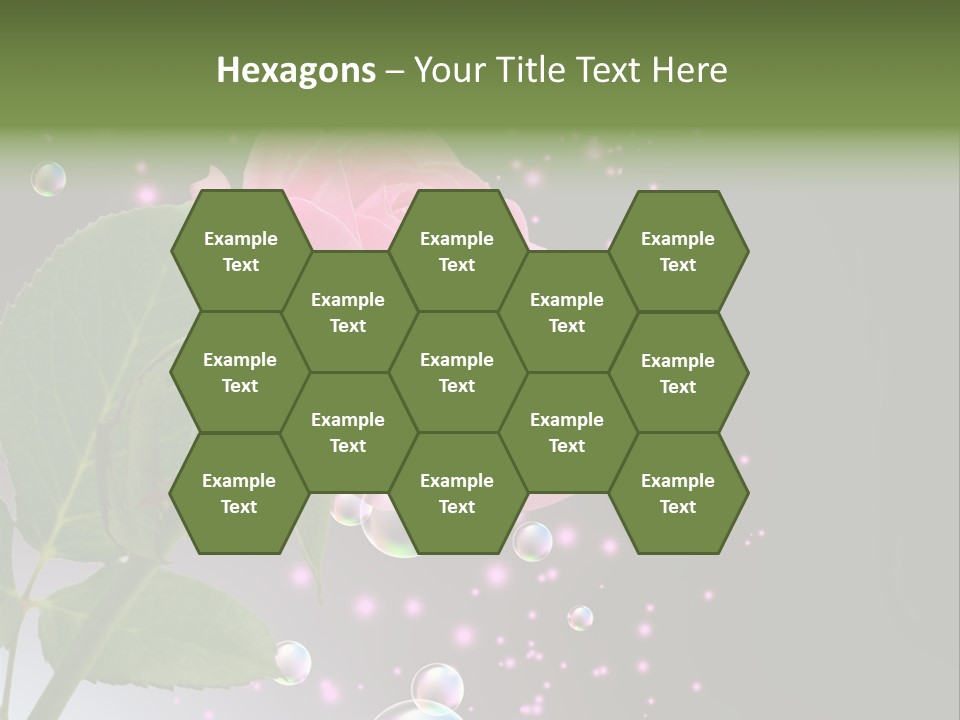 Clear Floral Abstract PowerPoint Template