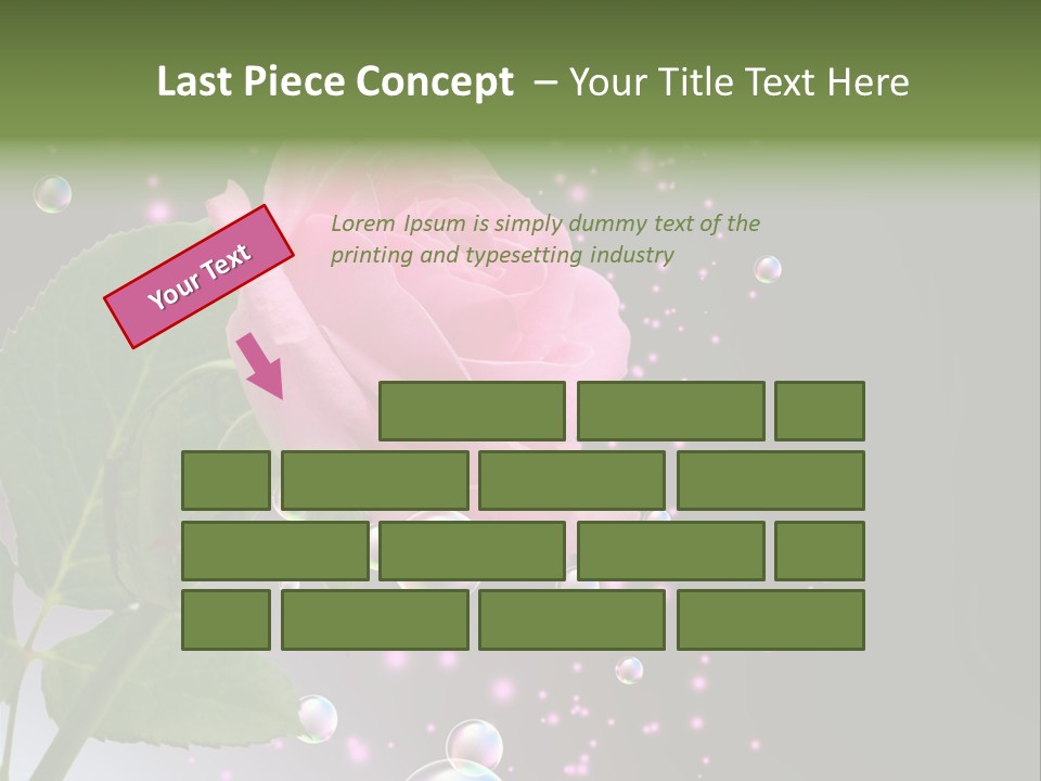 Clear Floral Abstract PowerPoint Template