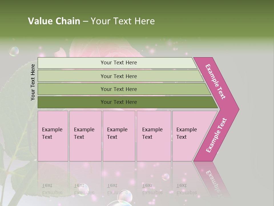 Clear Floral Abstract PowerPoint Template