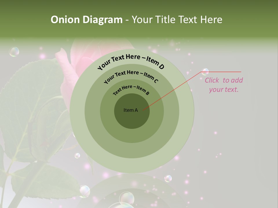 Clear Floral Abstract PowerPoint Template