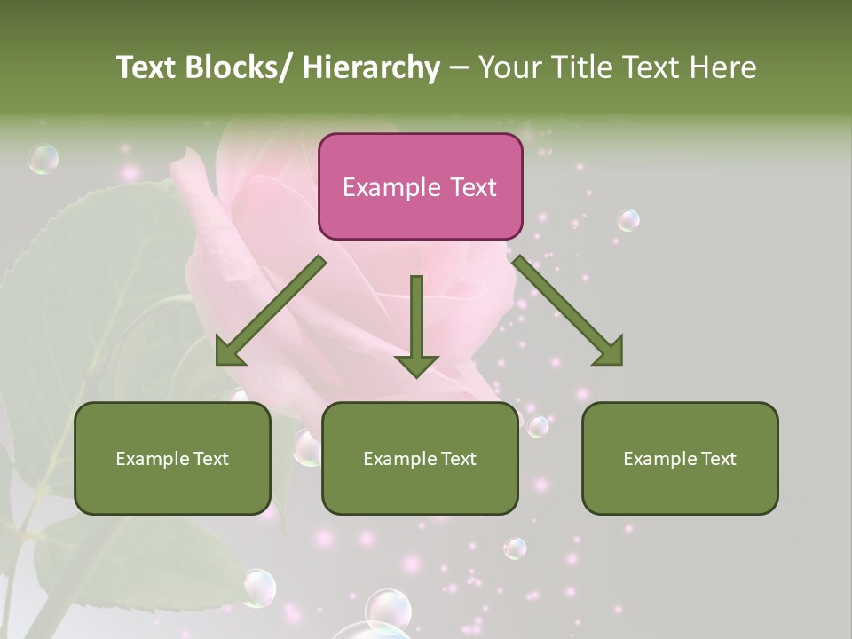 Clear Floral Abstract PowerPoint Template
