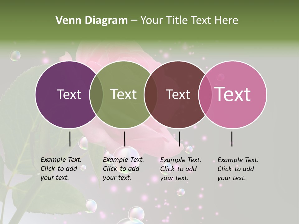 Clear Floral Abstract PowerPoint Template