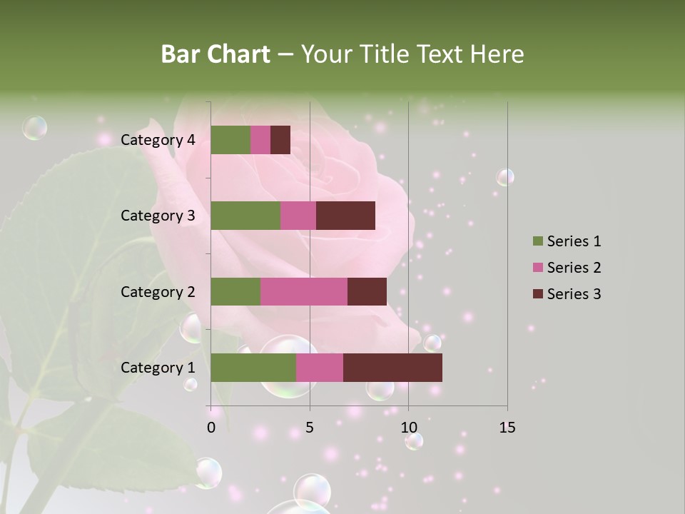 Clear Floral Abstract PowerPoint Template