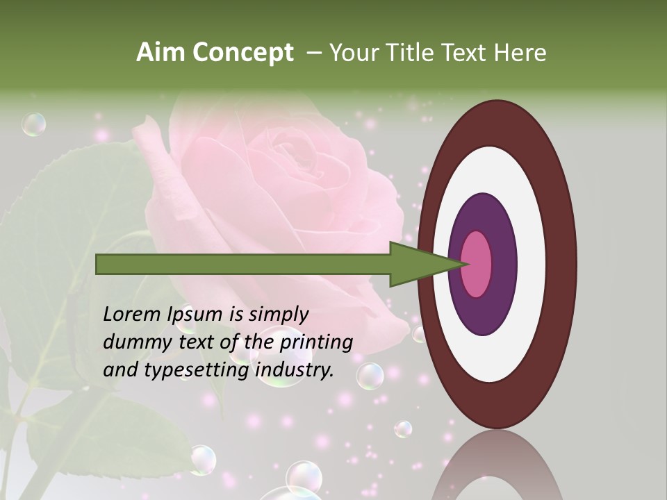 Clear Floral Abstract PowerPoint Template